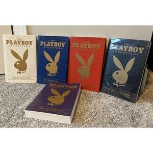The Playboy Interviews Set #1-5 Movers and Shakers Directors Comedians HC -PB